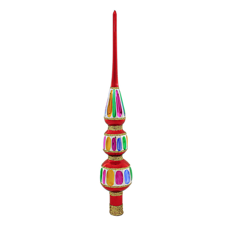 Santa Land Rainbow Brite Drum Tree Topper - - SBKGifts.com
