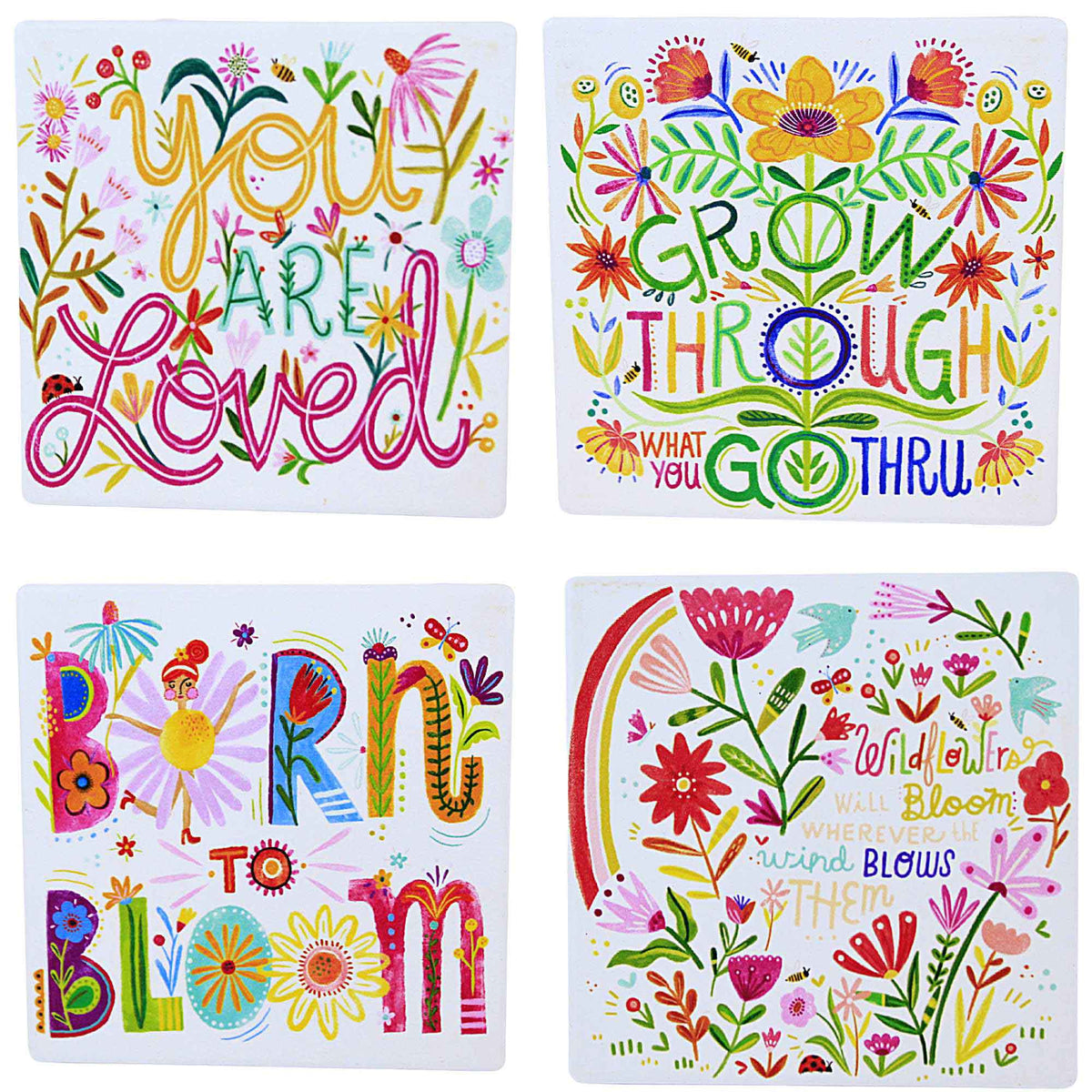(60514) Summer Wildflower Coasters