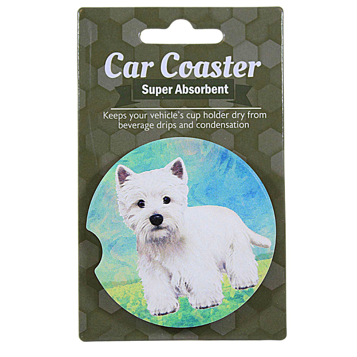 Westie Car Coaster 60609