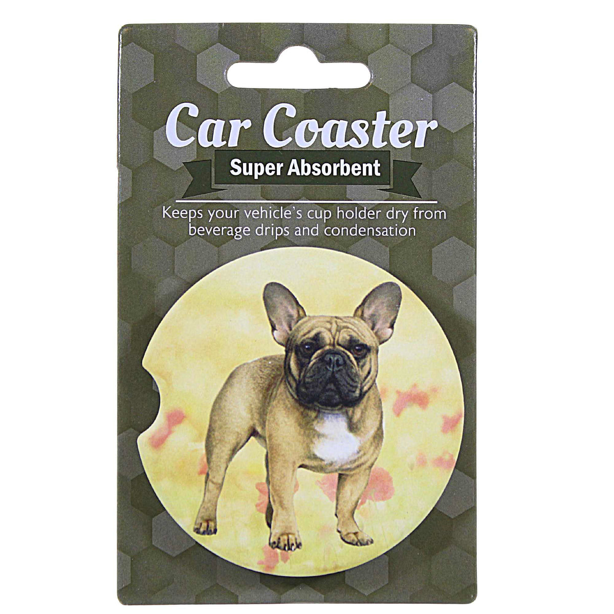 60610 French Bulldog Car Coaster 23364