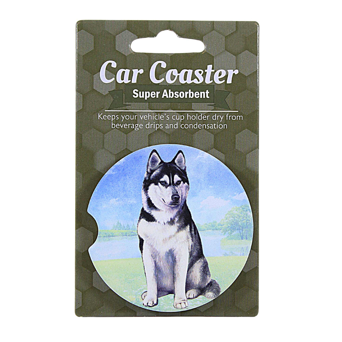 Siberian Husky Car Coaster 60615