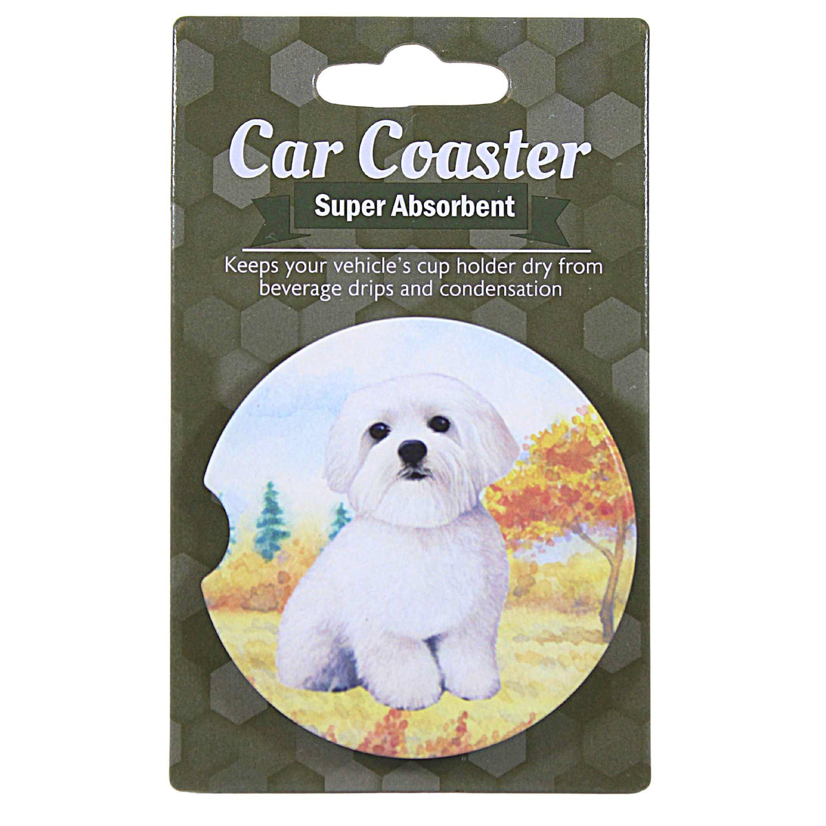 (60623) Maltese Car Coaster