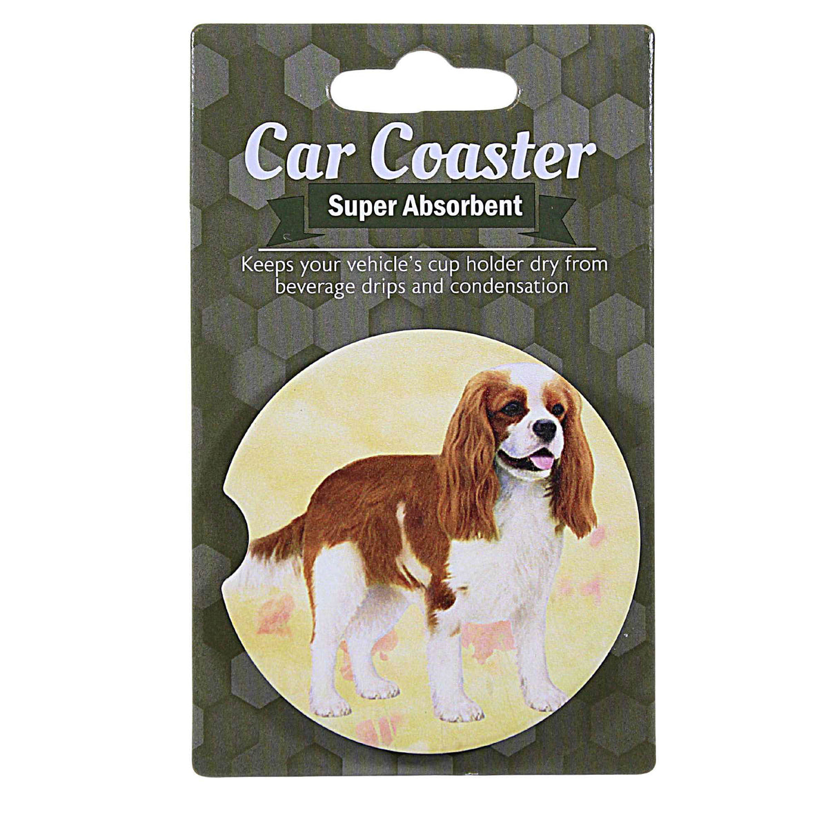 (60636) Cavalier King Charles (Tan)Car Coaster