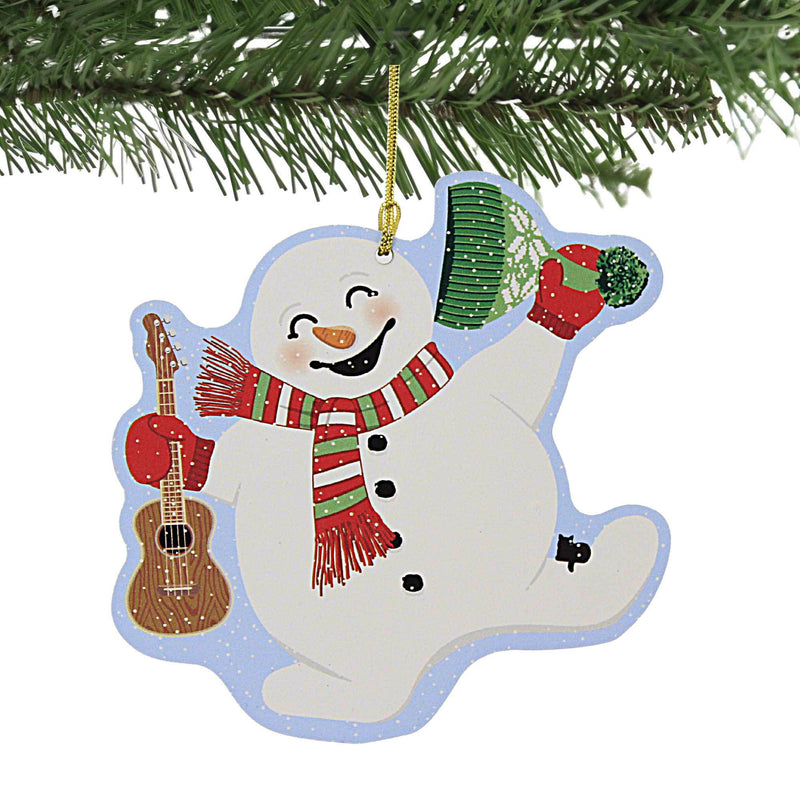 Cat's Meow Village Dance To The Music Snowman - - SBKGifts.com