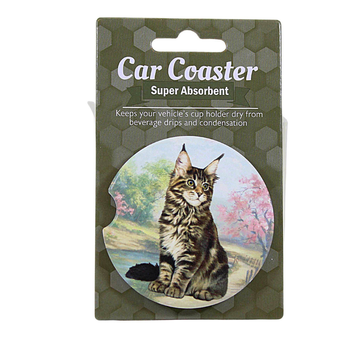 (60656) Maine Coon Car Coaster