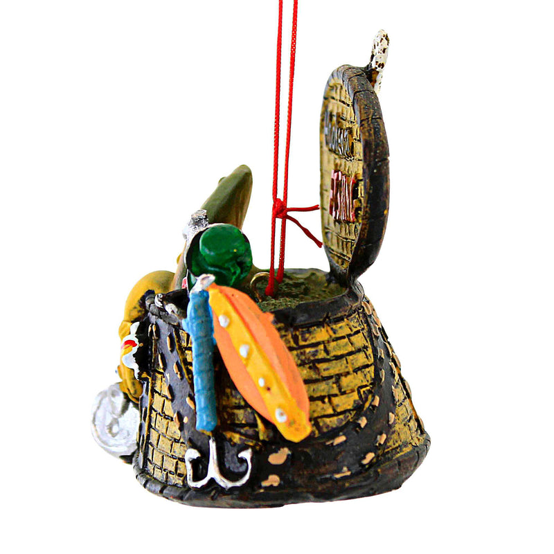 Kurt S. Adler Hooked On Fishing Basket - - SBKGifts.com