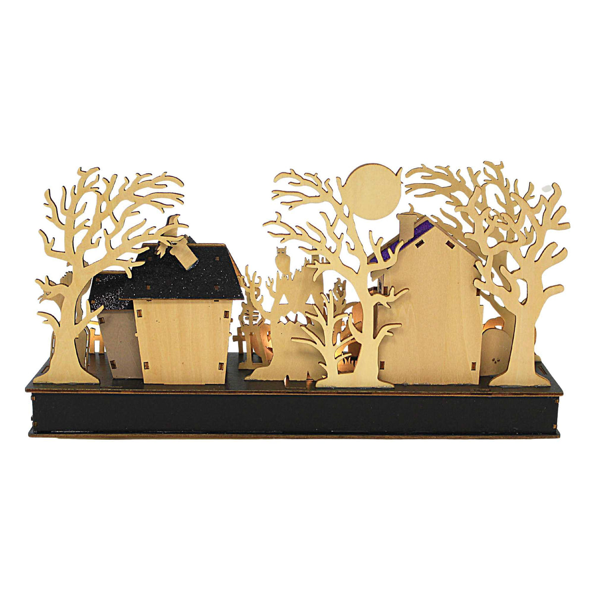 Kurt S. Adler Spooky Halloween Village - - SBKGifts.com
