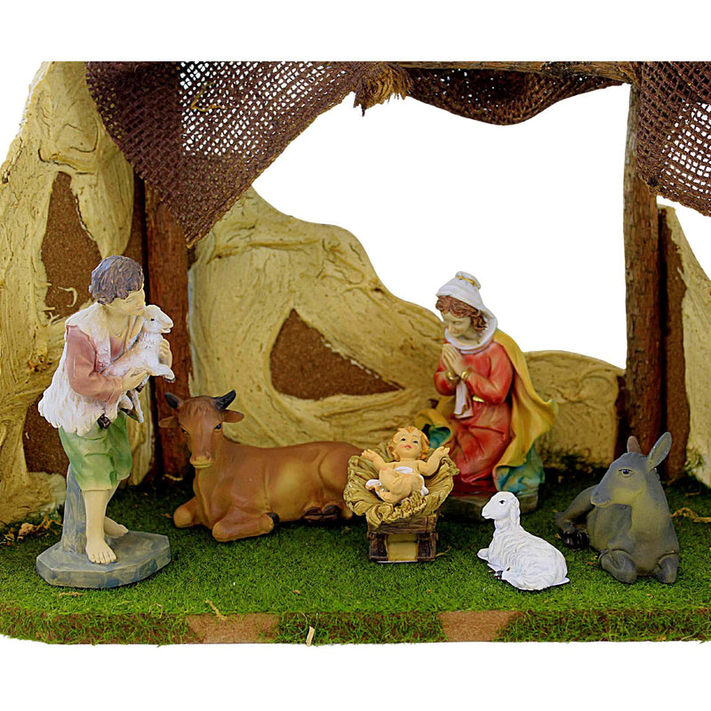 Kurt S. Adler Nativity Set With Creche - - SBKGifts.com