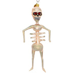 Morawski Ornaments Mr Skeleton B. Bones - 1 Glass Ornament 9 Inch, Glass - Ornament Halloween Free Blown Bony Ribs 09299 (60731)