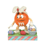 Jim Shore I Think I Found Another - One Figurine 5.75 Inch, Resin - M&M's Orange Character Basket 6014813 (60737)