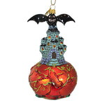 Morawski Ornaments Bat In The Belfry - 1 Glass Ornament 6.5 Inch, Glass - Ornament Halloween Castle Spooky 11165 (60743)
