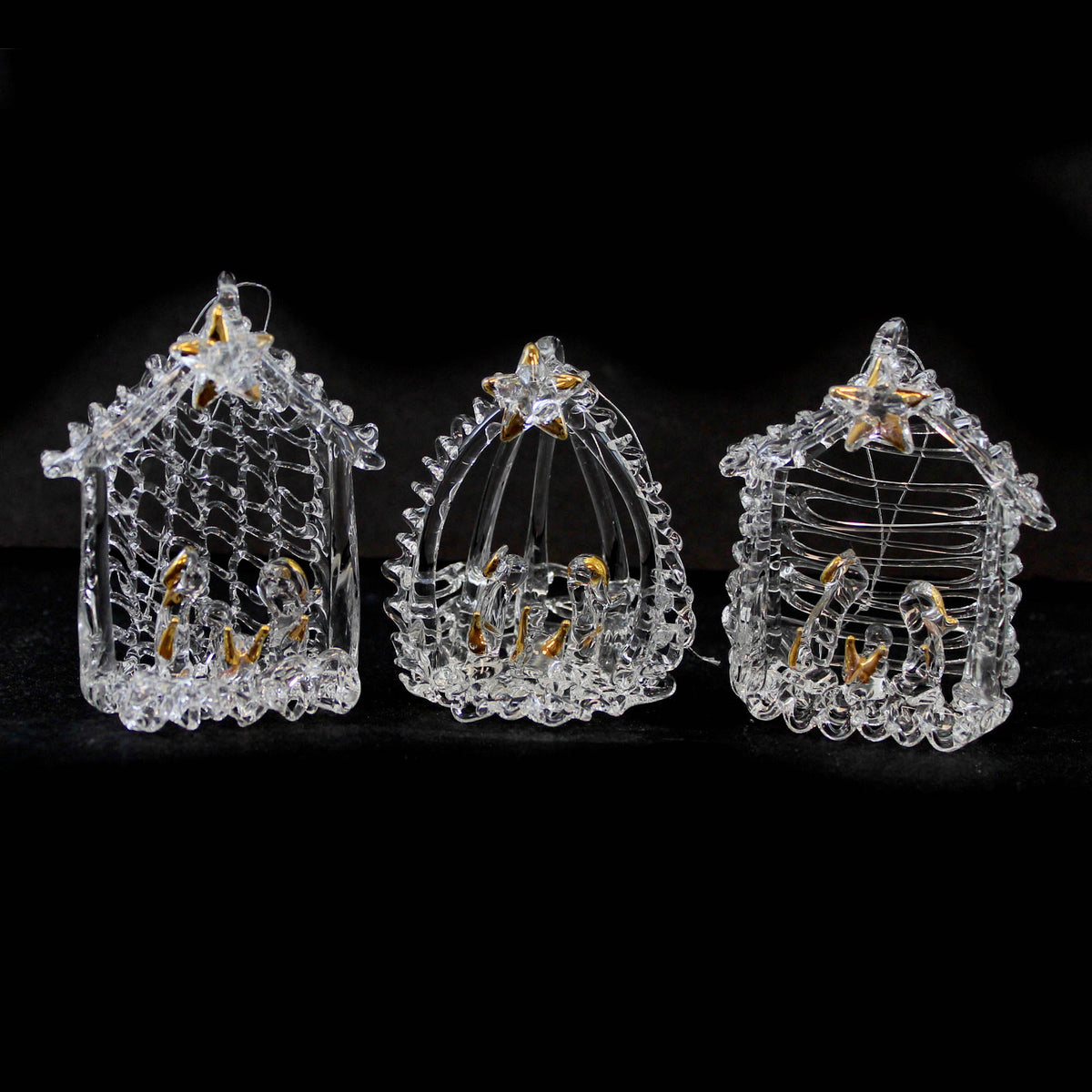 (60750) Spun Glass Nativity