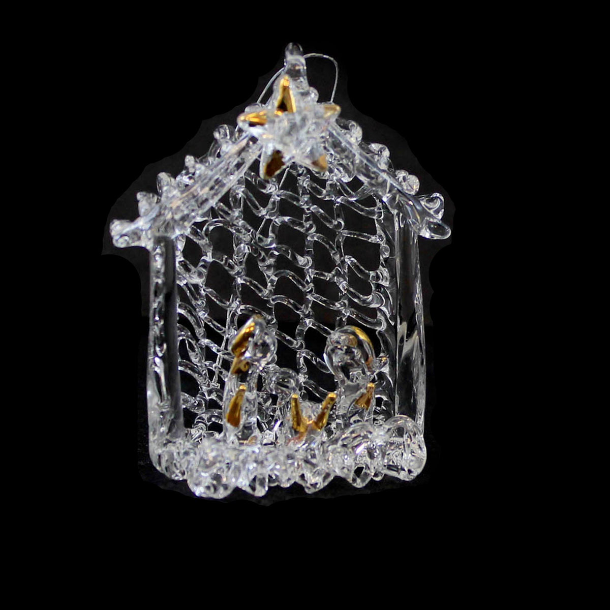 Kurt S. Adler Spun Glass Nativity - - SBKGifts.com