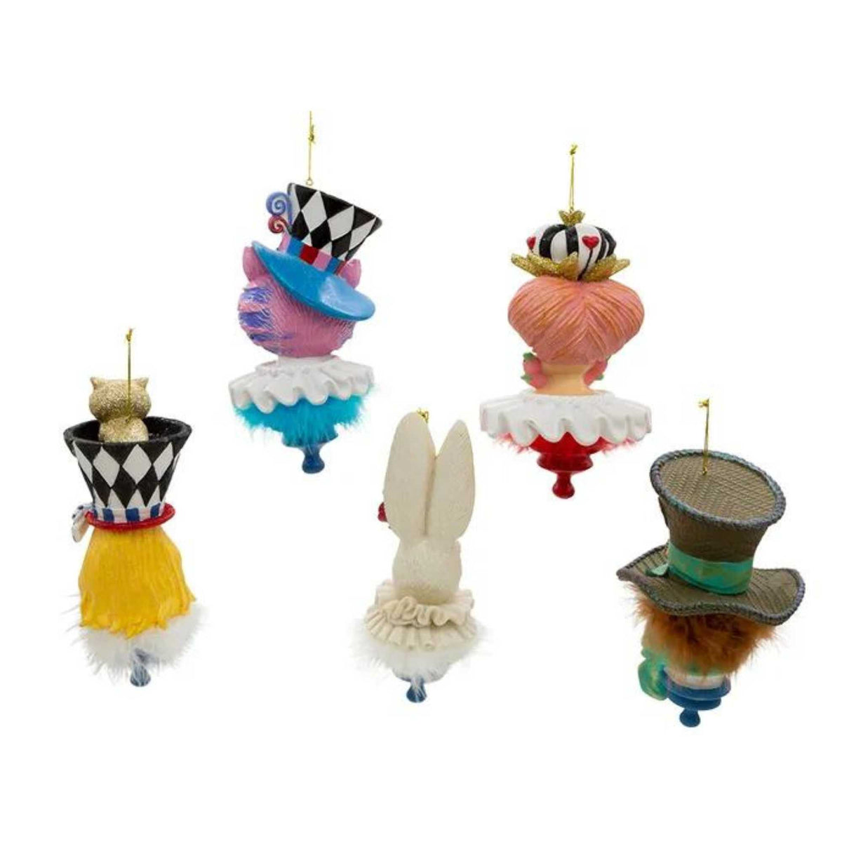 Kurt S. Adler Alice In Wonderland Hat Ornament Set - - SBKGifts.com
