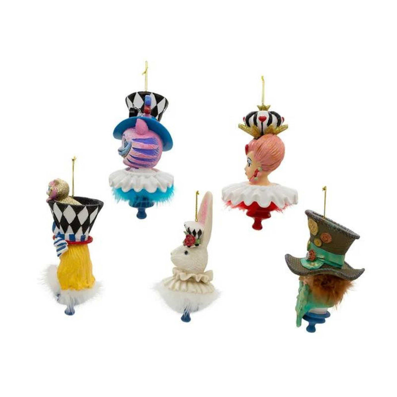 Kurt S. Adler Alice In Wonderland Hat Ornament Set - - SBKGifts.com