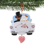 Kurt S. Adler Wedding Couple In Car Ornament - - SBKGifts.com