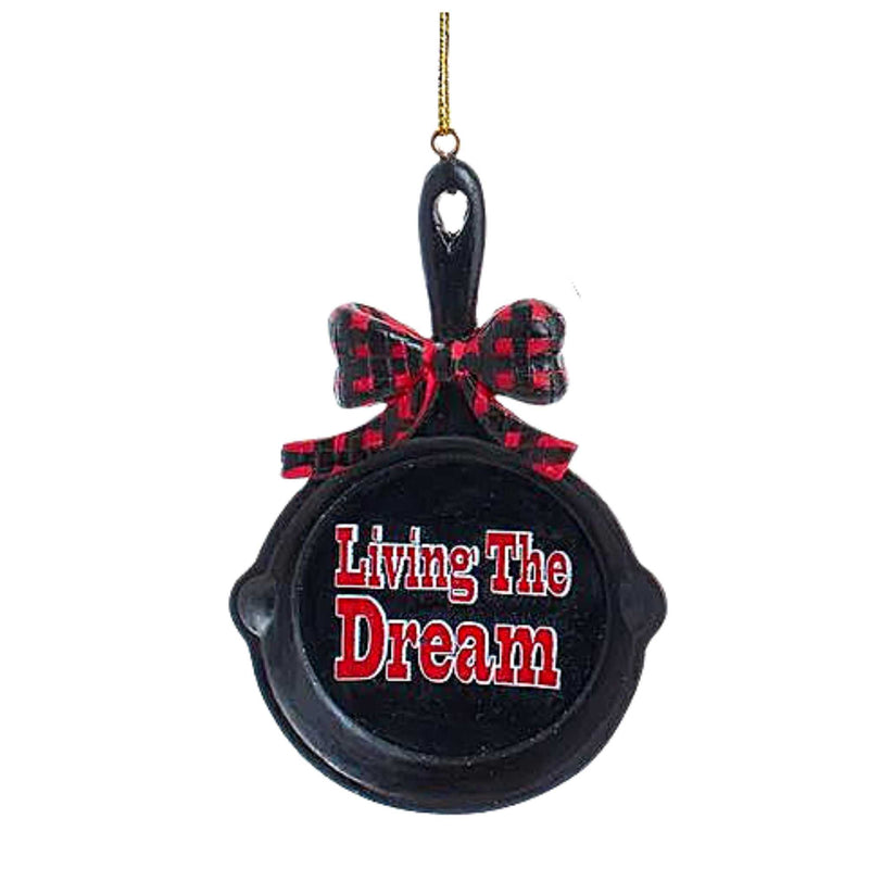 Kurt S. Adler Camping Pan With Saying Ornaments - - SBKGifts.com