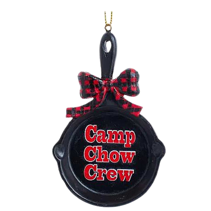 Kurt S. Adler Camping Pan With Saying Ornaments - - SBKGifts.com