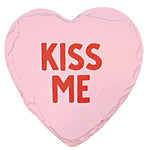 Ganz Candy Heart Coasters - One Set Of Four Coasters 4 Inch, Slate - Cork Back Valentine Love Cb183859 (60763)