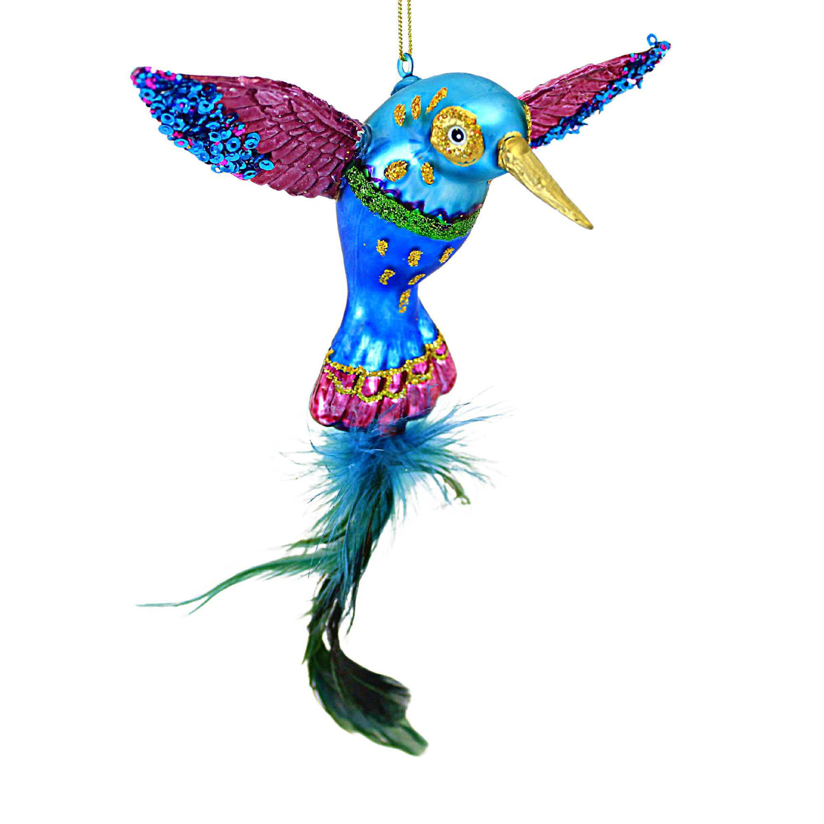 (60782) Hummingbird With Tail Ornament