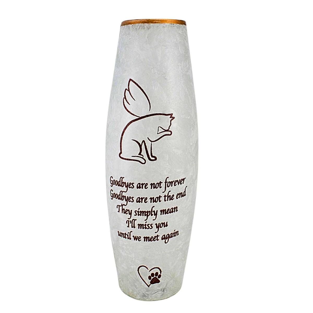 Stony Creek Best Friend Cat Pre Lit Vase - - SBKGifts.com