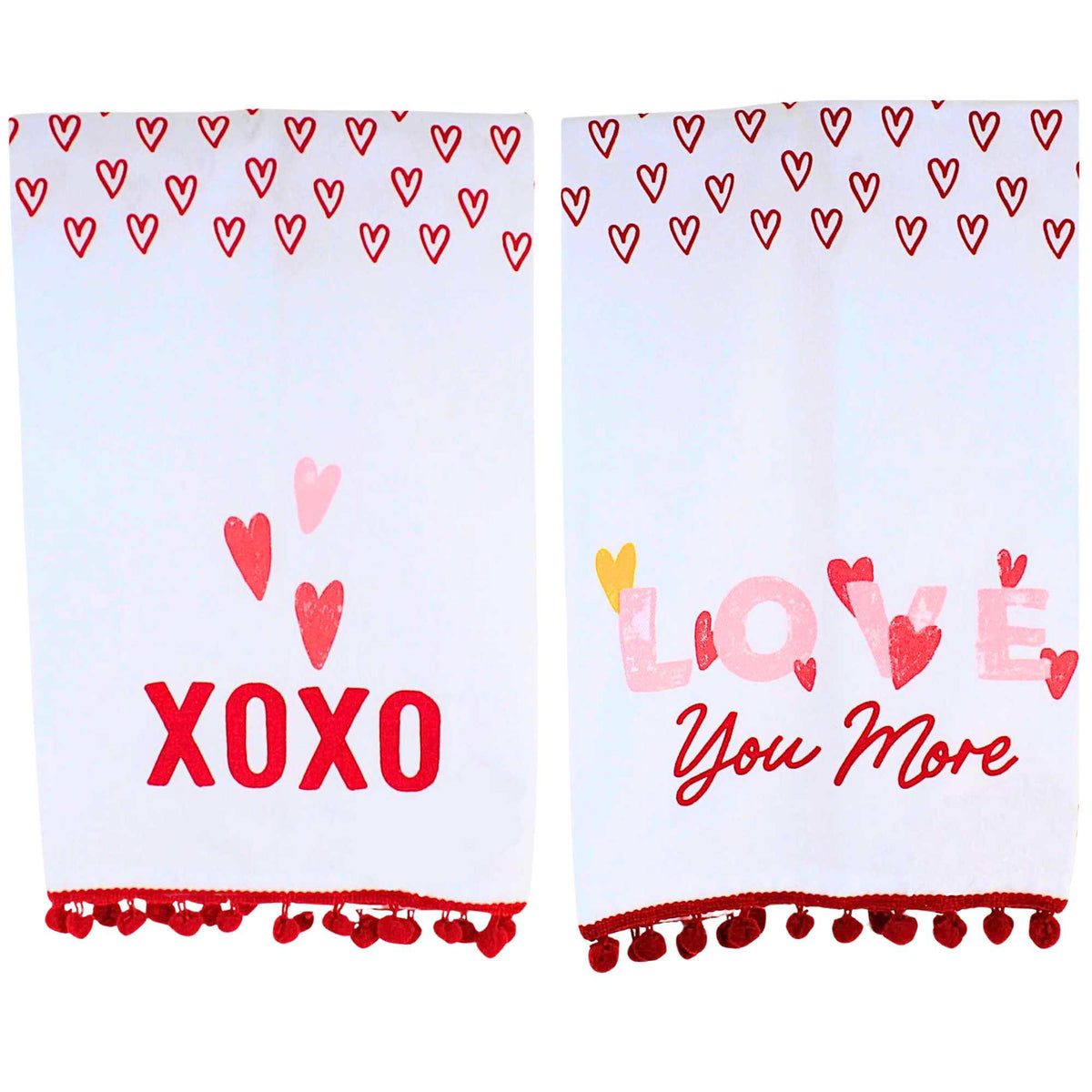 (60836) Heart Tea Towels