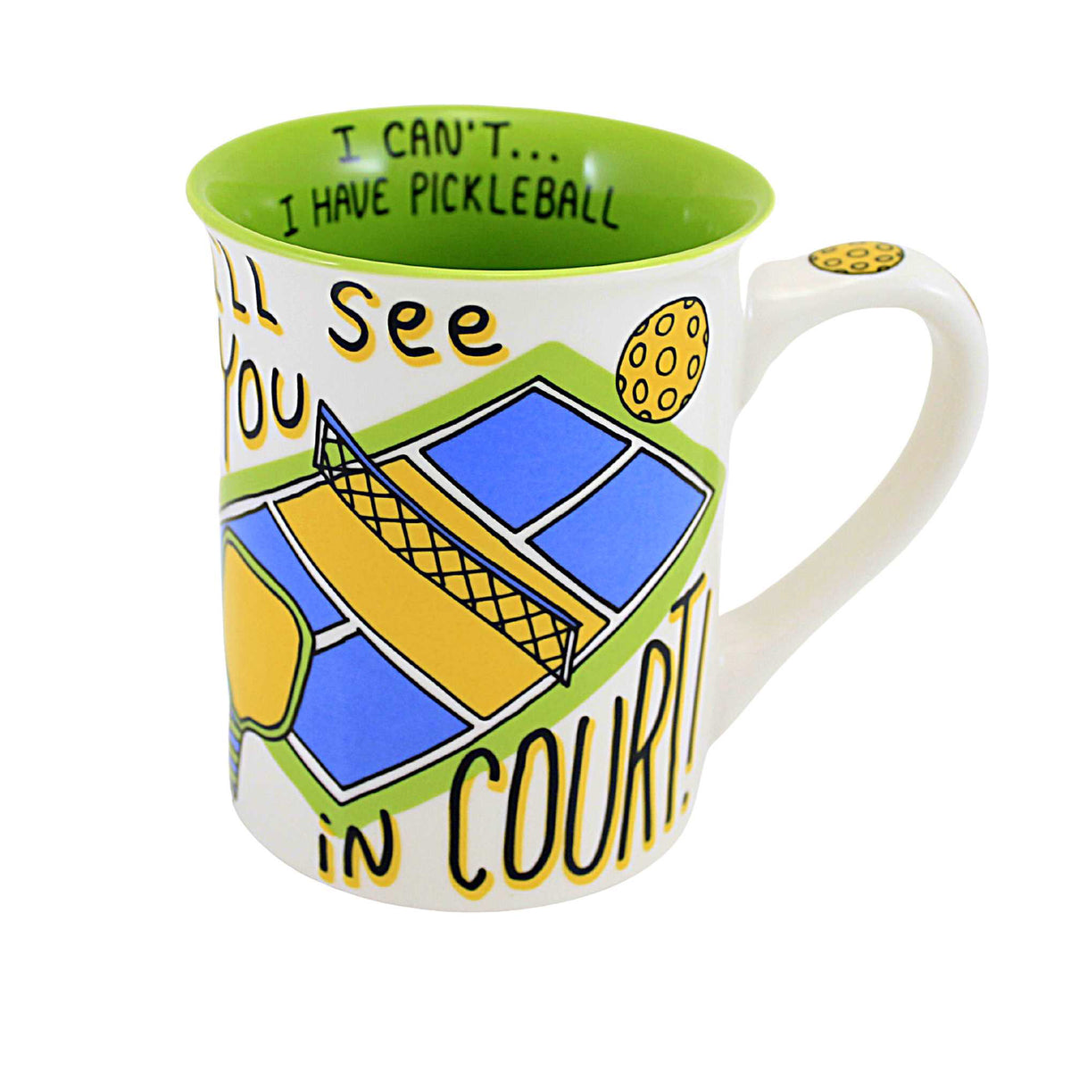 (60839) Pickleball In Court Mug