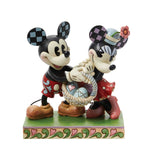 Enesco Springtime Sweethearts - One Figurine 5.75 Inch, Polyresin - Mickey Minnie Basket 6014317 (60845)