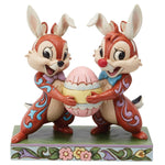 Enesco Mischievous Bunnies - One Figurine 5.25 Inch, Polyresin - Disney Chip 'N' Dale Easter Egg 6014318 (60848)