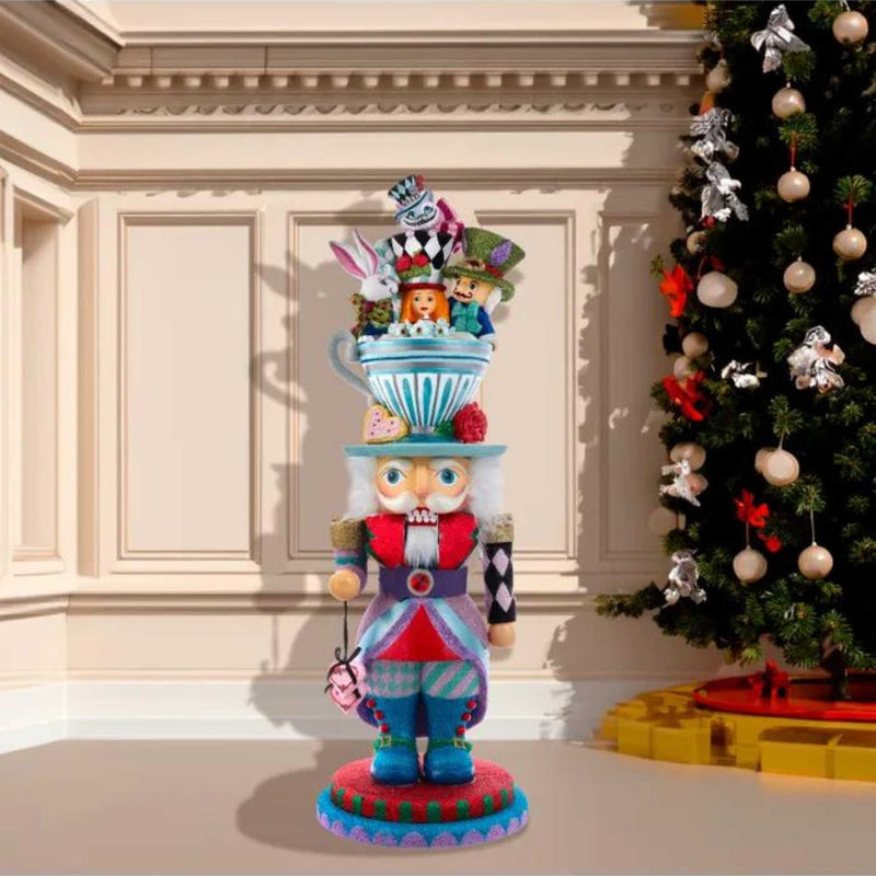 Kurt S. Adler Alice Teacup Party Hat Nutcracker - - SBKGifts.com