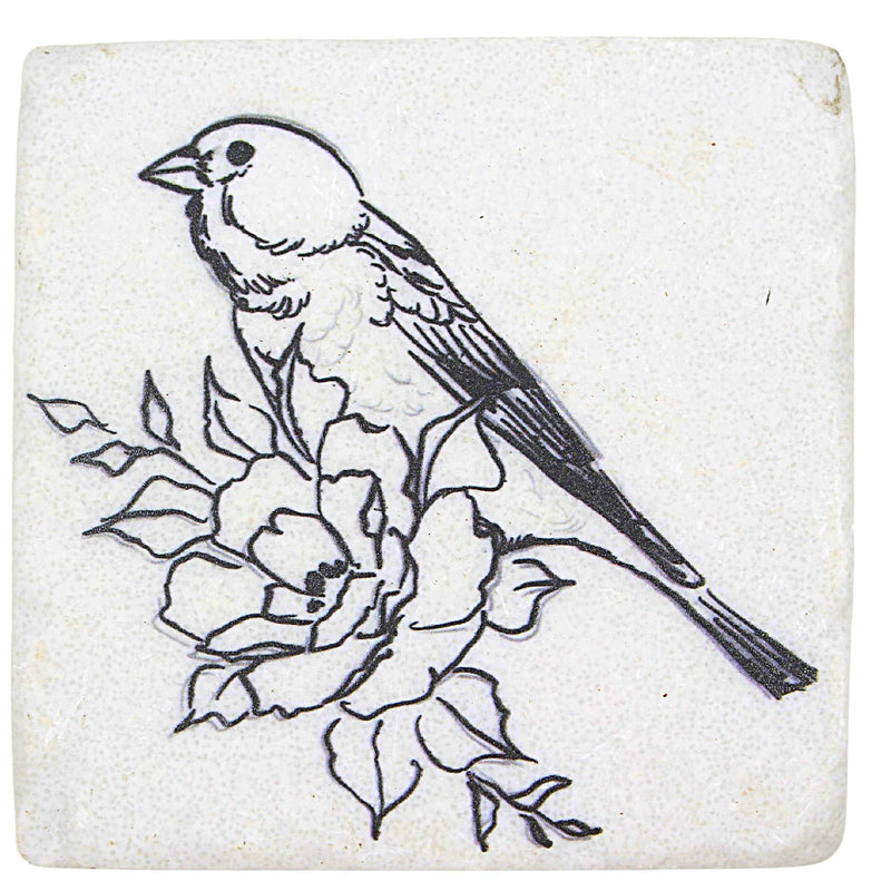 Ganz Bird With Flower Coaster Set - - SBKGifts.com