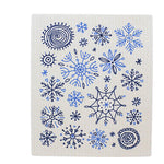 Abbott Allover Snowflakes Dishcloth - - SBKGifts.com