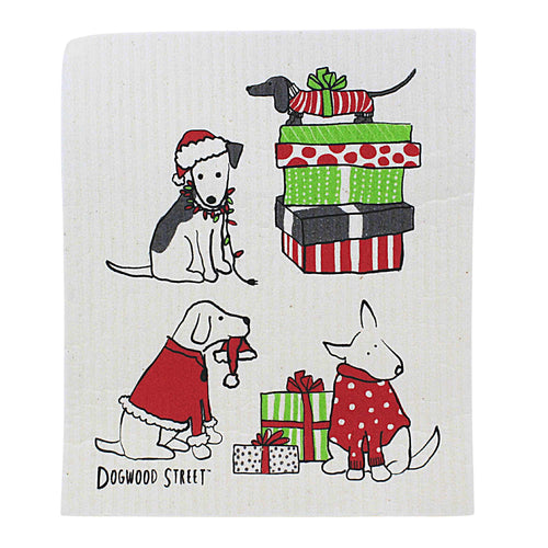 Abbott Holiday Dogs Dishcloths - - SBKGifts.com