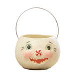 Bethany Lowe Happy Snowman Bucket (Petite) - One Bucket 3 Inch, Paper - Peppermint Christmas Tj2331 (60945)