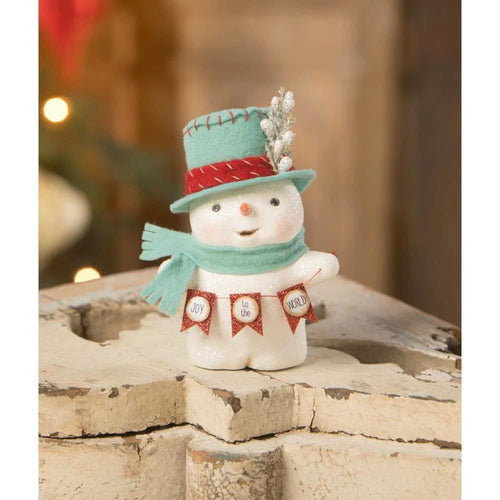 Bethany Lowe Joy To The World Snowman - - SBKGifts.com