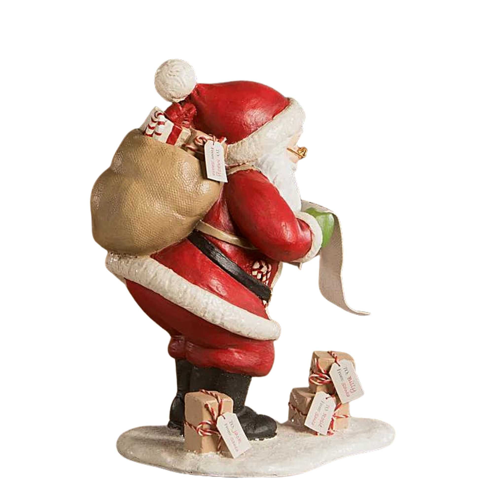 Bethany Lowe Checking It Twice Santa - Thumbnail 3
