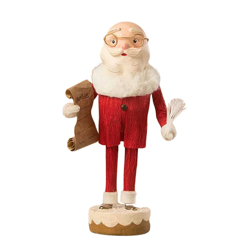 Bethany Lowe Santa's List - One Figurine 6.75 Inch, Polyresin - Claus Quill Pen Ml2101 (60956)