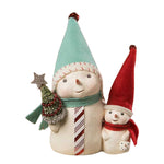 Bethany Lowe Mama And Baby Snow Family - One Figurine 5 Inch, Polyresin - Christmas Tree Star Ma2081 (60959)