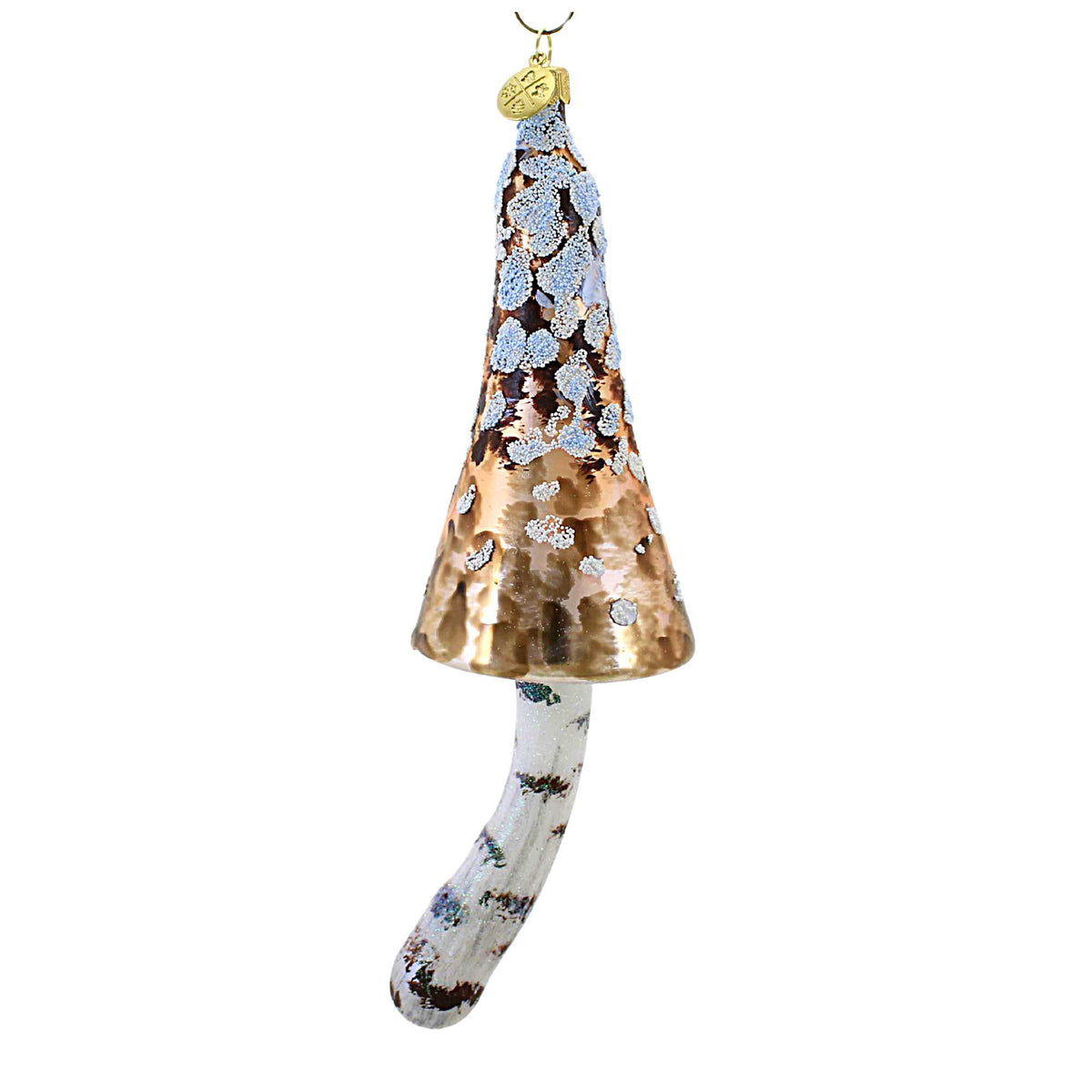 (60972) Large Bronze Cone Shaped Mushroom