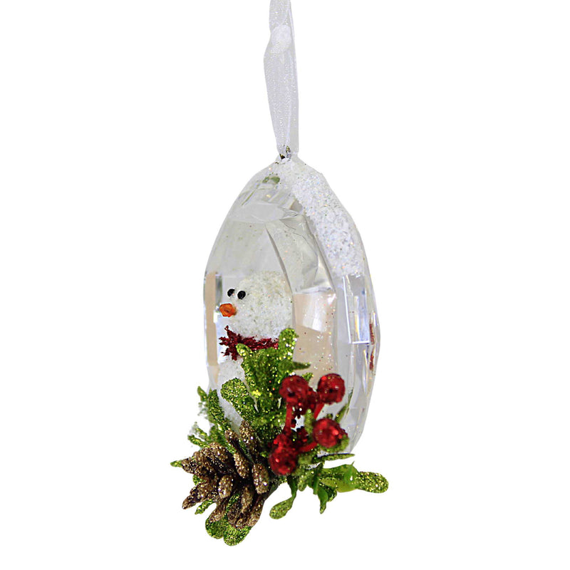 Ganz Snowman In Crystal Ornament - - SBKGifts.com