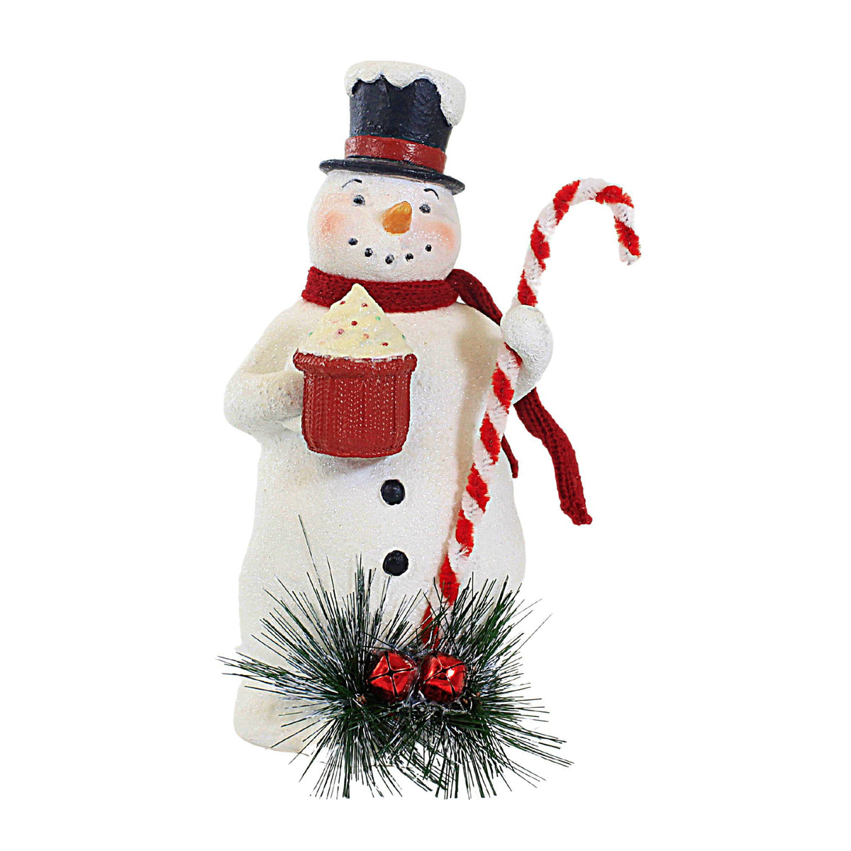 61015 Peppermint Snowman Figurine MX190093