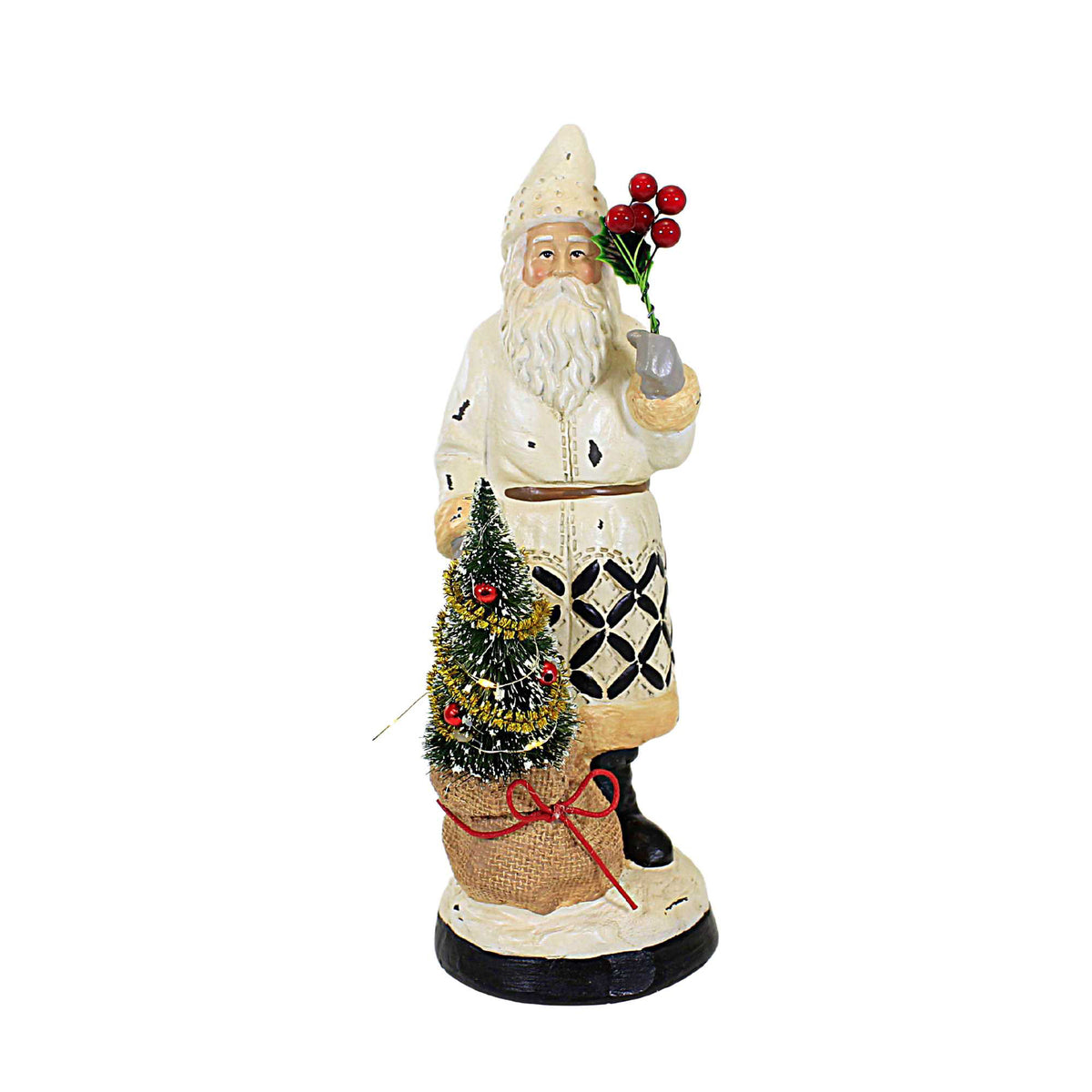 61016 Folk Art Santa Figurine MX190094