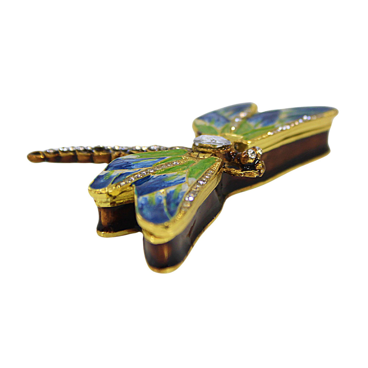 Kubla Craft Blue Dragonfly Box - - SBKGifts.com