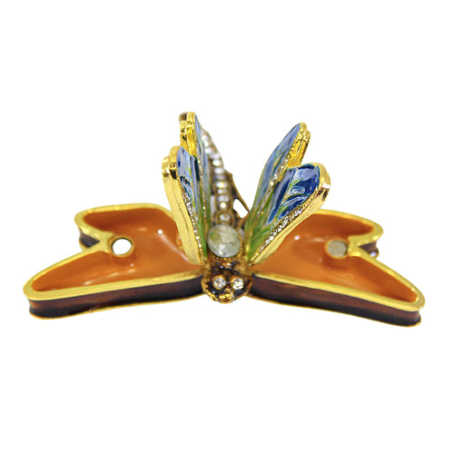 Kubla Craft Blue Dragonfly Box - - SBKGifts.com