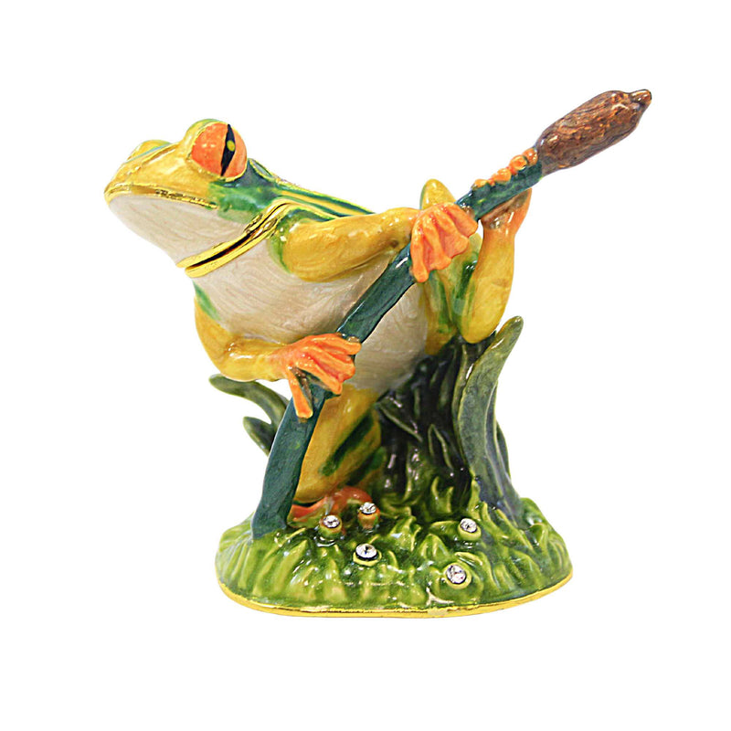 Kubla Craft Green/Brown Frog Box - - SBKGifts.com