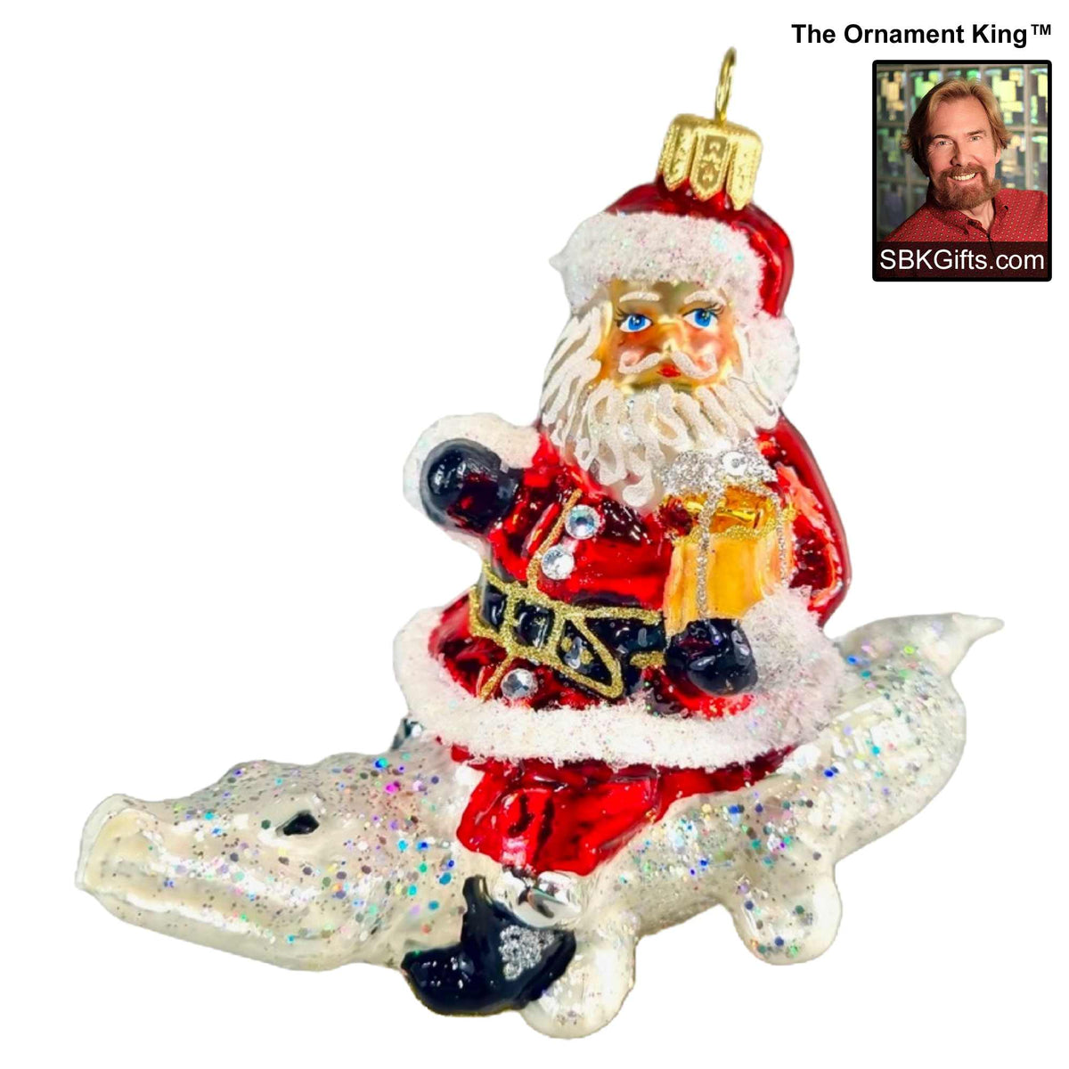 (61057) White Gator Santa