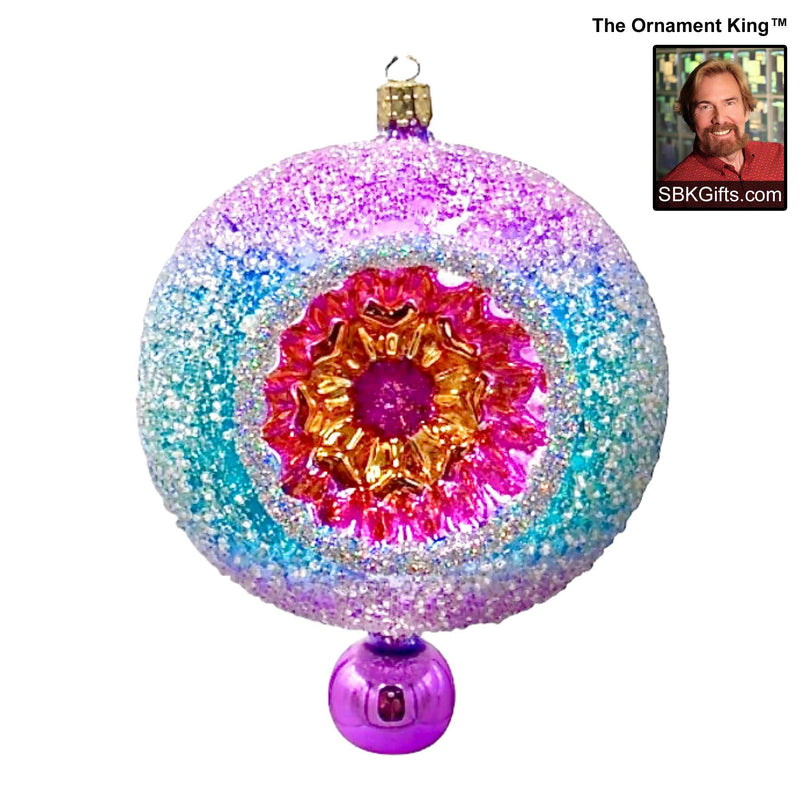 Preorder Hy 24 Merry Mystic Supreme - 1 Glass Ornament Inch, - Reflector Ball Drop 24 30015 Purple (61159)
