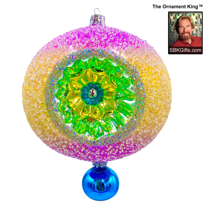 Preorder Hy 24 Merry Mystic Supreme - 1 Glass Ornament Inch, - Reflector Ball Drop 24 30015 Prpl/Bl (61164)