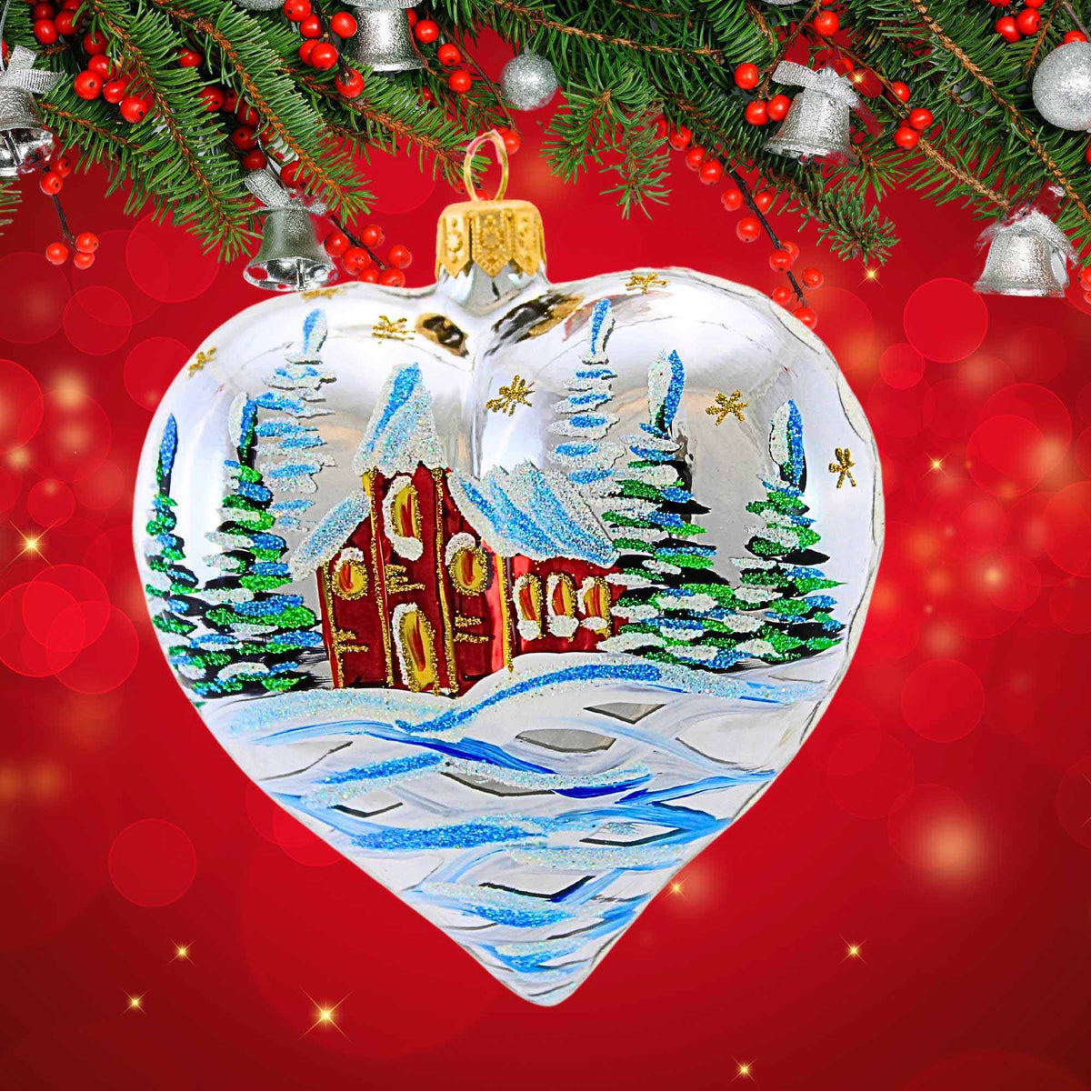 The Ornament King Country Heart '24 - - SBKGifts.com