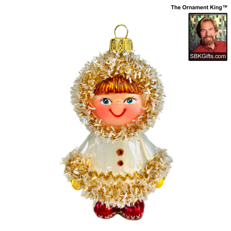 Preorder Hy 24 It's A Small World '24 - 1 Glass Ornament Inch, - Winter Holiday Ornament 24 30524 White (61231)